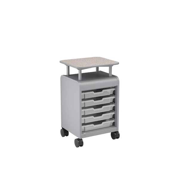 Smith Trades Industrial Storage Cabinet, 37 in H, 21 in W, Platinum 110105000PPGNBPCLR - main